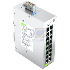 Lean Managed Switch, 16 Ports 1000Base-T, light gray