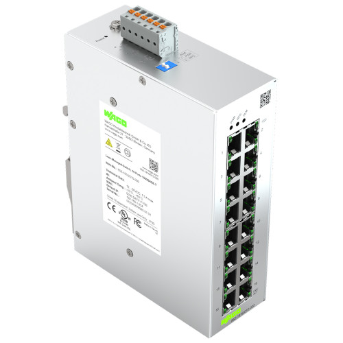 Lean Managed Switch, 16 Ports 1000Base-T, light gray