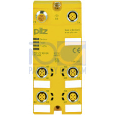 Decentralised input module for PNOZmulti, protection type IP67,connection viaconnection module, 8 safe digital inputs, 8 outputs configurableas a standard, test pulse or 24 V.
