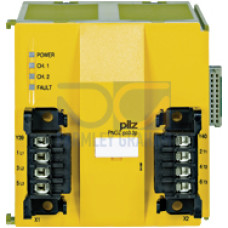 Expansion module PNOZpower modular safety system, 3safety contacts (N/O) 5.5 kW (AC3 loads), plug-in terminals ofscrew type, width: 90 mm.