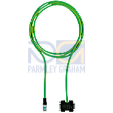 Adapter cable speed monitor, RJ45 connector and 9-pin encoderconnection,for PNOZ msXp and PNOZ s30, 2.5 m, for Lenze.