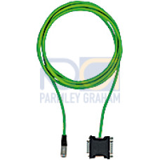 Adapter cable speed monitor, RJ45 connector and 15-pin encoderconnection, for PNOZ msXp and PNOZ s30, 2.5 m, for Baum&uuml;ller.