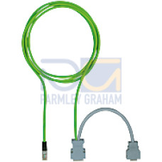 Adapter cable speed monitor, RJ45 connector and 20-pin encoderconnection, for PNOZ msXp and PNOZ s30, 2.5 m, for FANUC.