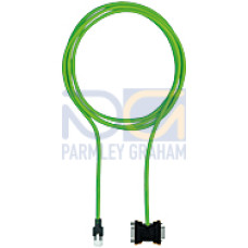 Adapter cable speed monitor, RJ45 connector and 9-pin encoderconnection,for PNOZ msXp and PNOZ s30, 4 m, for ELAU.