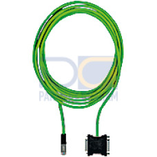 Adapter cable speed monitor, RJ45 connector and 15-pin encoderconnection, for PNOZ msXp and PNOZ s30, 5 m, for Bosch Rexroth.
