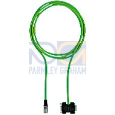 Adapter cable speed monitor, RJ45 connector and 15-pin encoderconnection, for PNOZ msXp and PNOZ s30, 2.5 m, for Leroy.