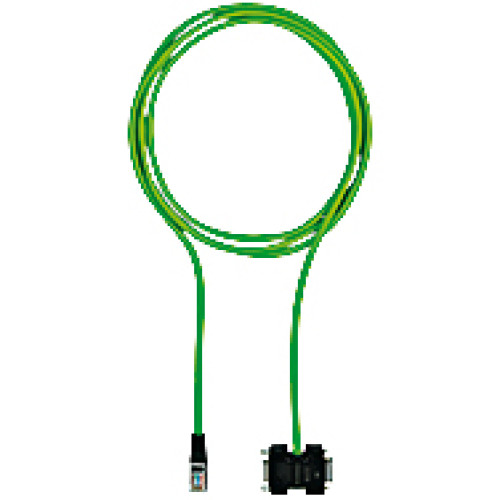 Adapter cable speed monitor, RJ45 connector and 15-pin encoderconnection, for PNOZ msXp and PNOZ s30, 2.5 m, for Leroy.