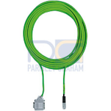 Adapter cable speed monitor, RJ45 connector and 15-pin encoderconnection, for PNOZ msXp and PNOZ s30, 2.5 m, for PARKER HD.