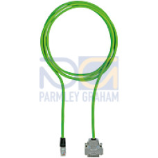 Cable with 15-pin, D-Sub connector for adapter box PNOZ msi b1 (773880),cable length 0.3 m.
