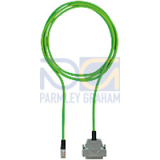 Cable with 25-pin, D-Sub connector for adapter box PNOZ msi b1 (773883),cable length 2.5 m.