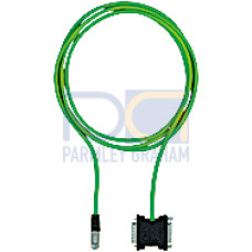Adapter cable speed monitor, RJ45 connector and 15-pin encoderconnection, for PNOZ msXp and PNOZ s30, 1.5 m, for Bosch Rexroth.