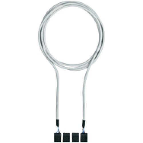 Cable for safe connection of 2 PNOZ ml1p, 5-pin shielded,plug-in screw terminals, 5 m.