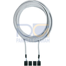 Cable for safe connection of 2 PNOZ ml1p, 5-pin shielded,spring-loaded terminal, 10 m.