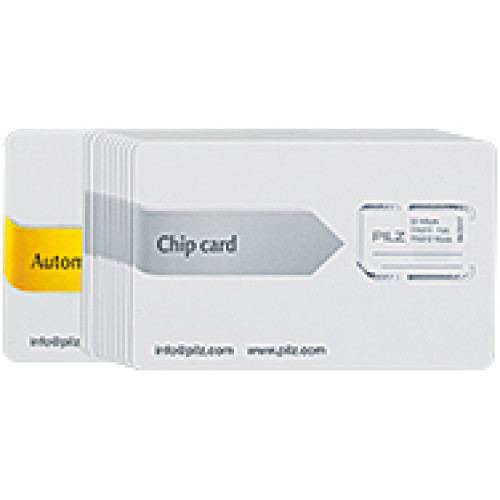 PNOZmulti chip card, set 10 pieces, 8 kB.