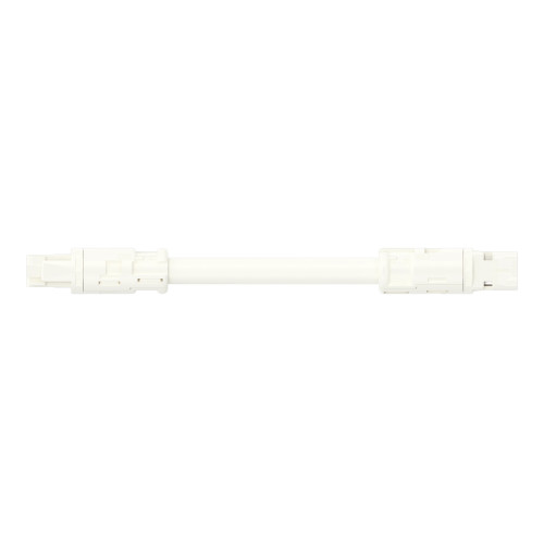 pre-assembled interconnecting cable, Eca, Socket/plug, white