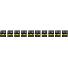Spring-loaded terminals, PNOZ mmc2p, PNOZ mml1p, 10 sets.