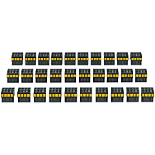 Spring-loaded terminals, PNOZ mml2p, 10 sets.