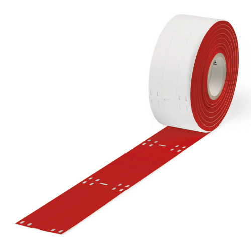 Cable tie marker, for Smart Printer, for use with cable ties, red