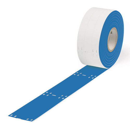 Cable tie marker, for Smart Printer, for use with cable ties, blue