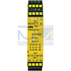 Safety relay (standalone), inputs: 1/2-channel wiringwithout detection of shorts across contacts, outputs: 3 N/O, 1 N/C,automatic/manual/monitored start, UB = 24 V DC, width: 22.5mm, plug-in spring-lo