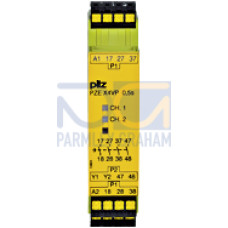 Contact expansion, inputs: 1-channel wiring, outputs: 4 N/O t-d (t= 3 s), UB = 24 V DC, width 22.5 mm, plug-in spring-loaded terminals,contact block for contact expansion in connection withsafety-rela