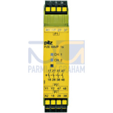 Contact expansion, inputs: 1-channel wiring, outputs: 4 N/O, (t =1 s fixed), UB = 24 V DC, width 22.5 mm, plug-in spring-loadedterminals,contact block for contact expansion in connection withsafety-re