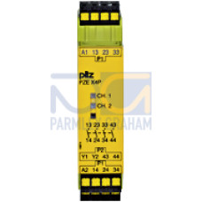 Contact expansion, inputs: 1-channel wiring, outputs: 4 N/O, UB24 V DC, width 22.5 mm, plug-in spring-loaded terminals, contact blockfor contact expansion in connection with safety-relatedcontrol comp