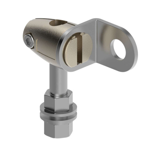 Bracket: Kit for 10 (3/8 in) Rod Bracket Systems for, most 12 barrel mount sensors, lights, and brackets, Includes M10-1.5 X 50 Socket Head Cap Screw (SHCS)