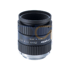 Megapixel C-Mount 25 Lens, with Focus & Aperture Lock, Imager Size: 2/3 in - Metal Housing, Computar