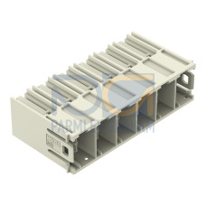 THT male header, 1.2 x 1.2 mm solder pin, angled, light gray