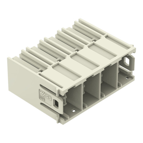 THT male header, 1.2 x 1.2 mm solder pin, angled, light gray