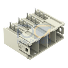 THT male header, 1.2 x 1.2 mm solder pin, angled, light gray
