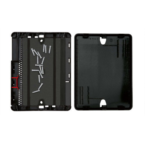 Distribution box, for self-assembly, white