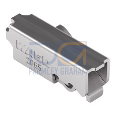 SMD PCB terminal block, push-button, 0.75 mm&sup2;, silver-colored