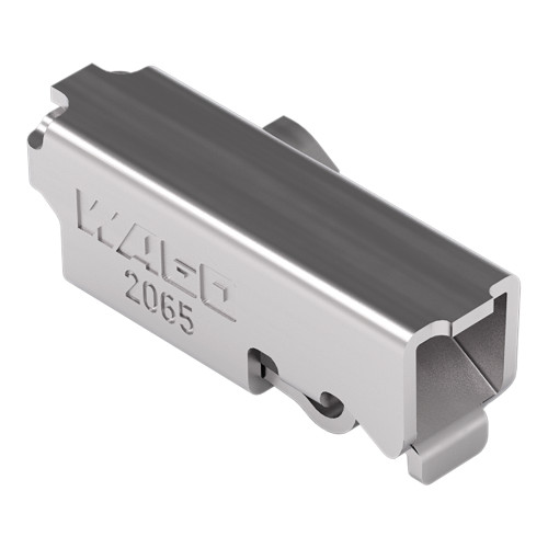 SMD PCB terminal block, push-button, 0.75 mm&sup2;, silver-colored