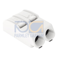 SMD PCB terminal block, push-button, 0.75 mm&sup2;, white