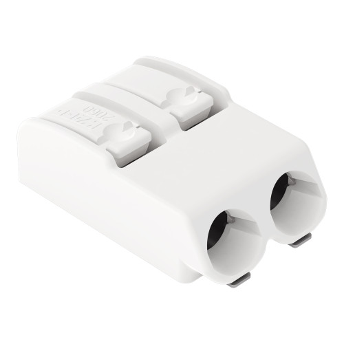 SMD PCB terminal block, push-button, 0.75 mm&sup2;, white
