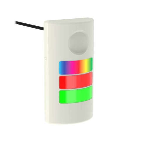 TLF100 Pro with Pro Editor, 3 Segment, Gray Housing, 12-30 V dc, Environ. Rating: IP65, IP69K, Colors: Multicolor, 2 m (6.5 ft) Integral Cable