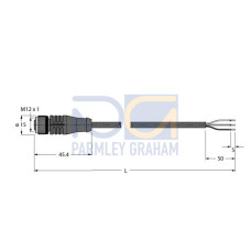 High-Temperature Resistant Actuator and Sensor Cable, Connection Cable, Voltage