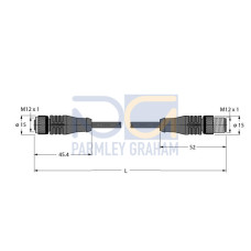 High-Temperature Resistant Actuator and Sensor Cable, Extension Cable, Voltage