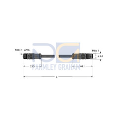 High-Temperature Resistant Actuator and Sensor Cable, Extension Cable