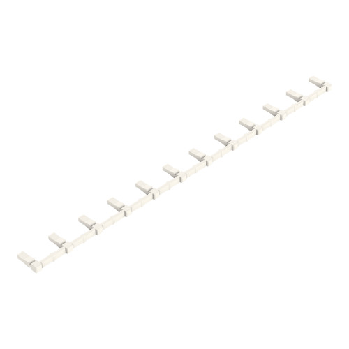 Lockout cap, 12-pole, separable, for sockets, white