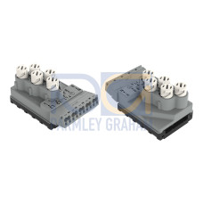 Supply module, 5 x 2.5 mm&sup2; + 2 x 1.5 mm&sup2;, 5-pole, gray