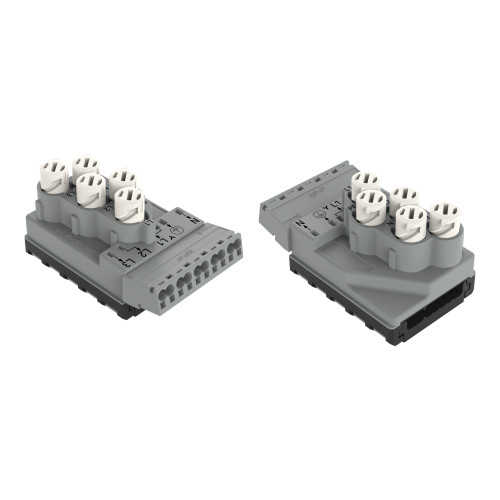 Supply module, 5 x 2.5 mm&sup2; + 2 x 1.5 mm&sup2;, 5-pole, gray