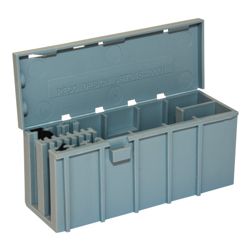 WAGO Box; Branch; for multicore cables; 222 and 773 series; 222 and 773 series; max. 4 mm&sup2; connectors; without splicing connectors; for BS 5733 - MF; gray