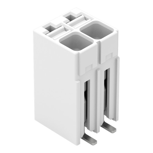 SMD PCB terminal block, push-button, 1.5 mm&sup2;, white