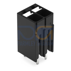 THR PCB terminal block, push-button, 1.5 mm&sup2;, black