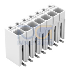 SMD PCB terminal block, push-button, 1.5 mm&sup2;, white