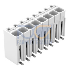 SMD PCB terminal block, push-button, 1.5 mm&sup2;, white