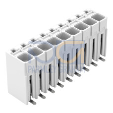 SMD PCB terminal block, push-button, 1.5 mm&sup2;, white